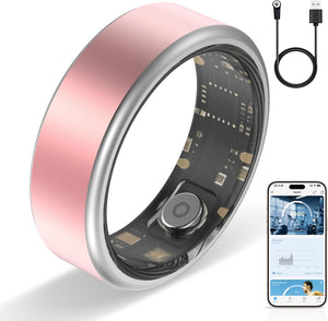 Smart Health Ring for Couples – Waterproof, Sleep, Heart Rate & Activity Tracker with Care Sharing - Hyper living