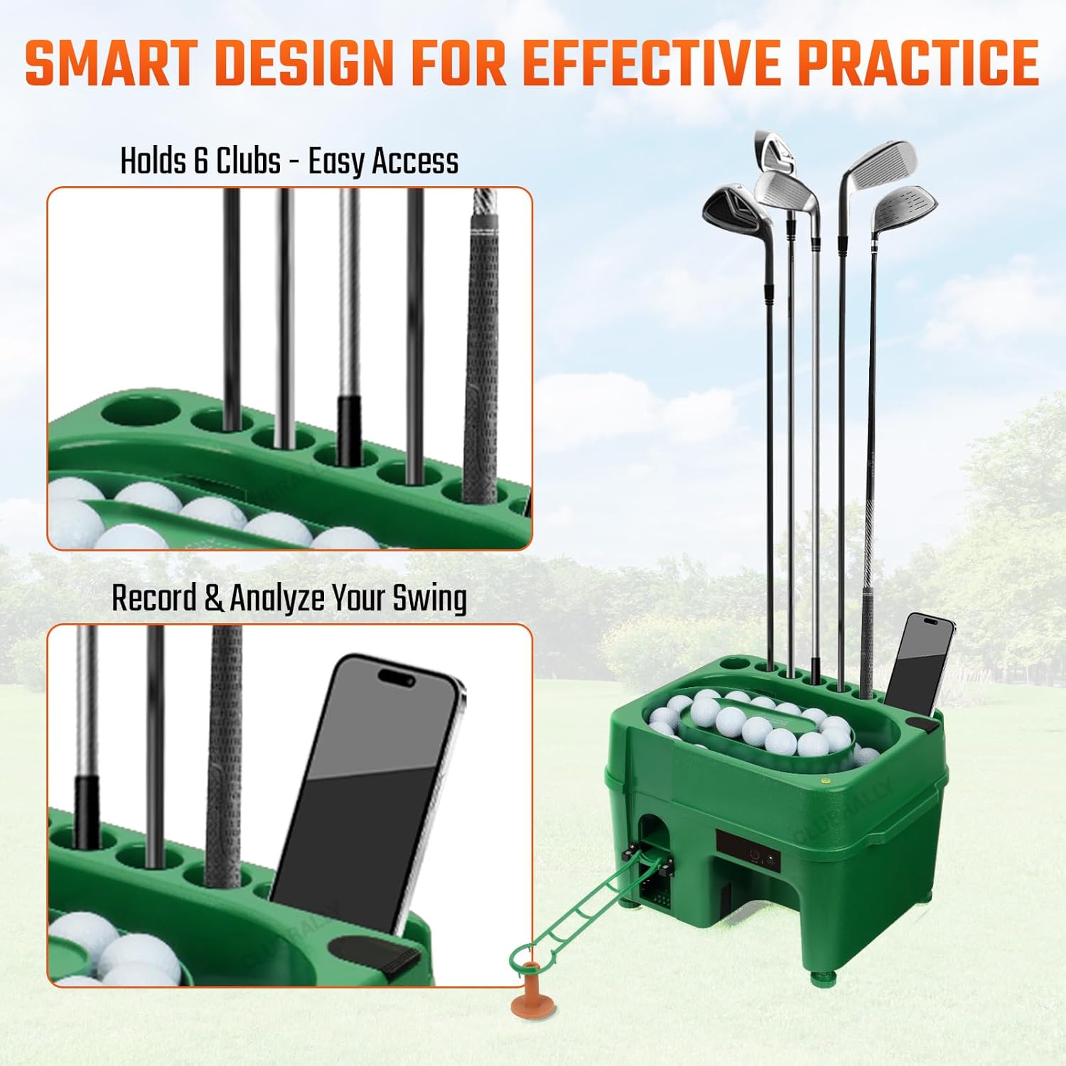 Automatic Golf Ball Dispenser with Infrared Sensor for Driving Range & Indoor Simulators - Hyper living