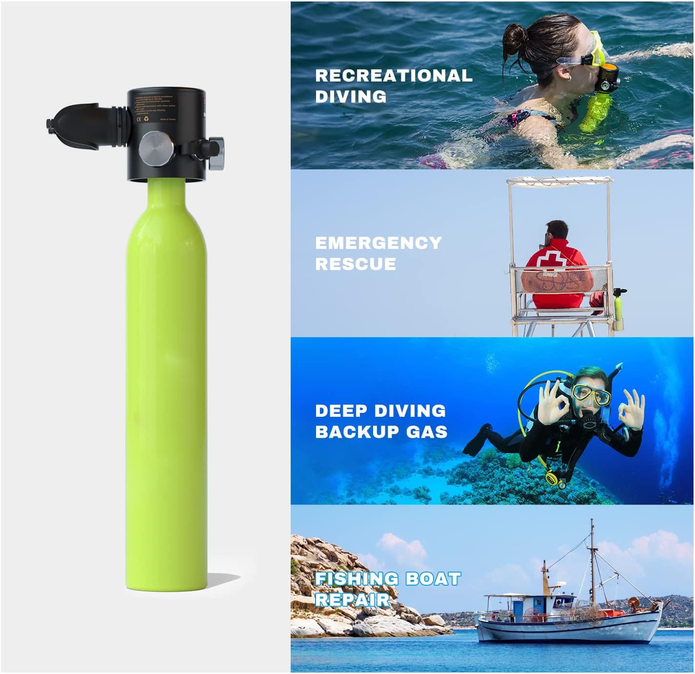 Hyper S300Plus 0.5L Mini Scuba Tank - Hyper living