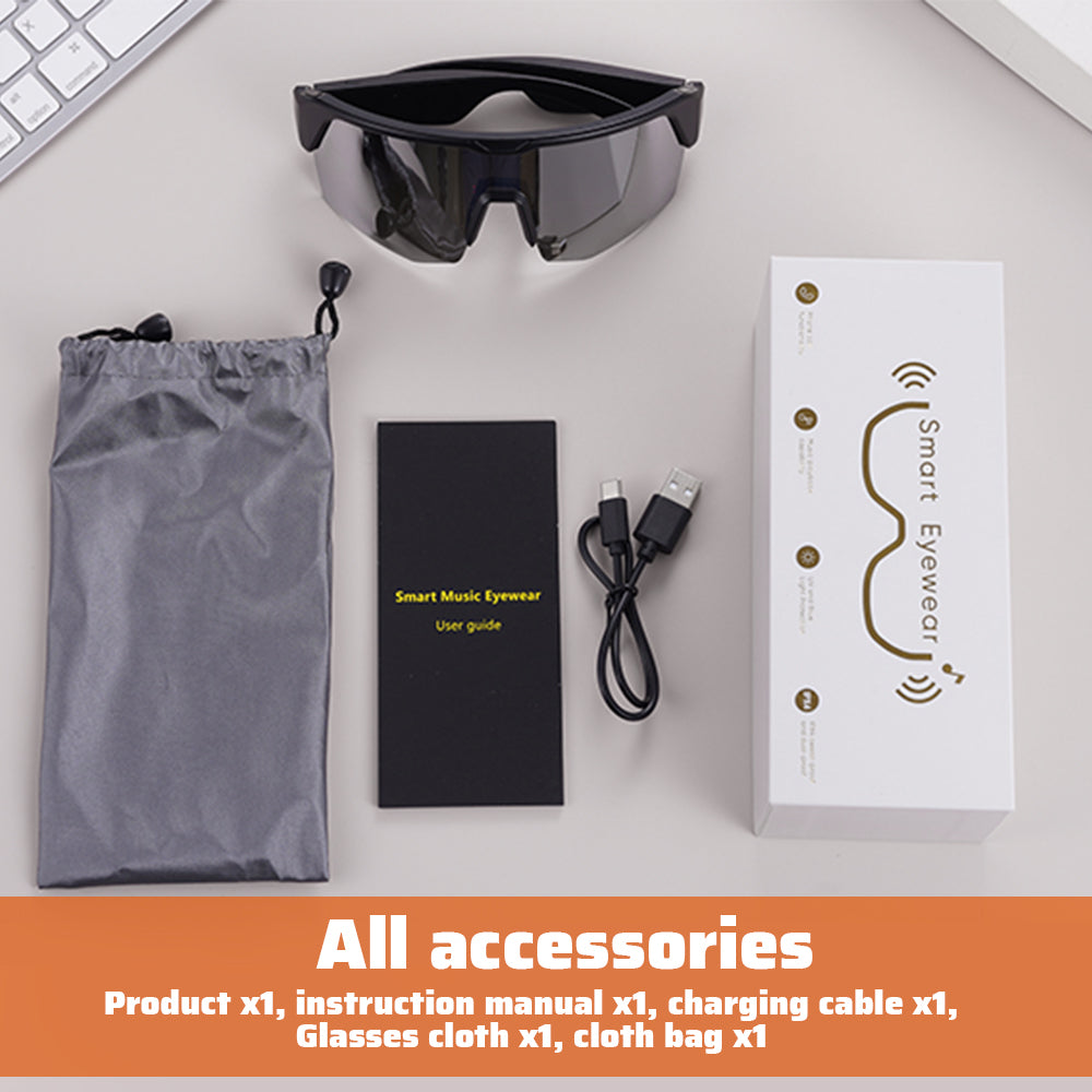 Cycling Bluetooth Audio Glasses – Open-Ear Music & Hands-Free Calls - Hyper living