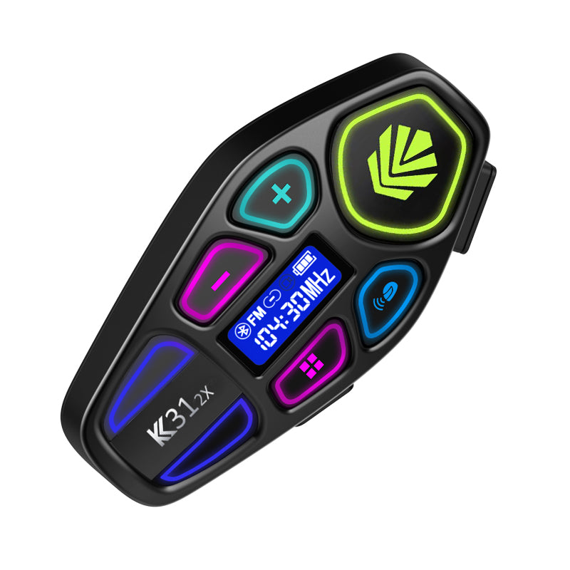 Bluetooth Helmet Intercom for 2 Riders – 2-Way Communication Headset - Hyper living