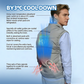 Dual Cooling Fan Shirt with Evaporative Cooling Pad | USB Cooling Apparel for Golf & Outdoor - Hyper living