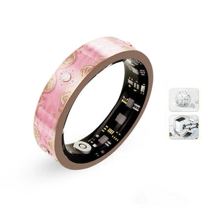 Moissanite Smart Ring – Elegant Wellness & Luxury Design