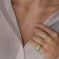 Moissanite Smart Ring – Elegant Wellness & Luxury Design - Hyper living