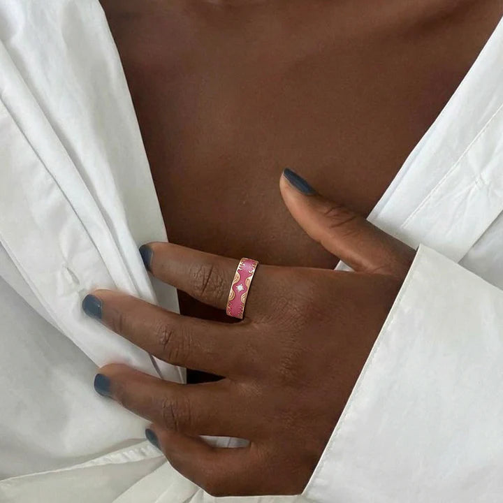 Moissanite Smart Ring – Elegant Wellness & Luxury Design - Hyper living