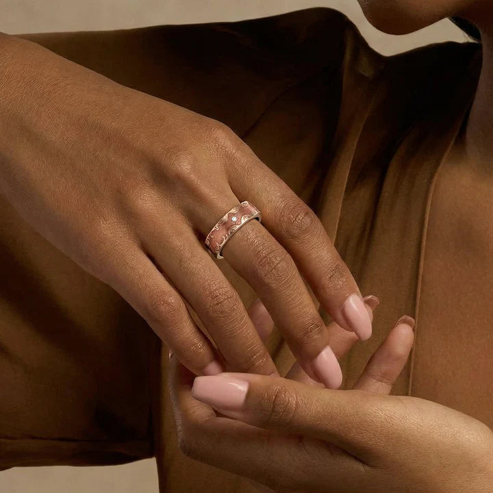 Moissanite Smart Ring – Elegant Wellness & Luxury Design - Hyper living