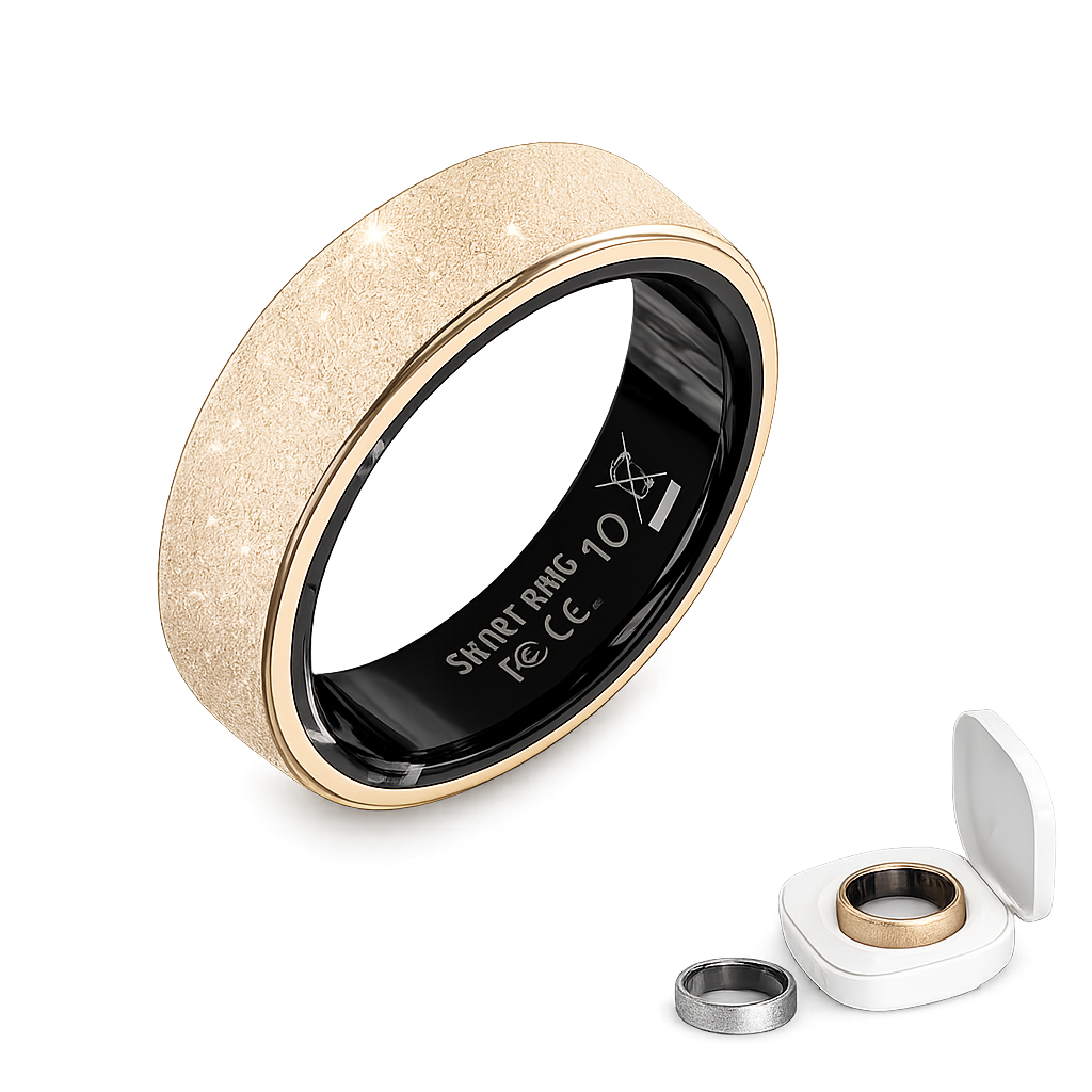 SoulSync Couple Smart Ring – Tap to Send Love, Monitor Health & Share Every Heartbeat - Hyper living