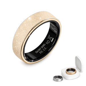 SoulSync Couple Smart Ring – Tap to Send Love, Monitor Health & Share Every Heartbeat - Hyper living