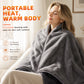 Ultimate Cozy Heated Shawl | 15-Second Fast Heating & Full-Body Warmth