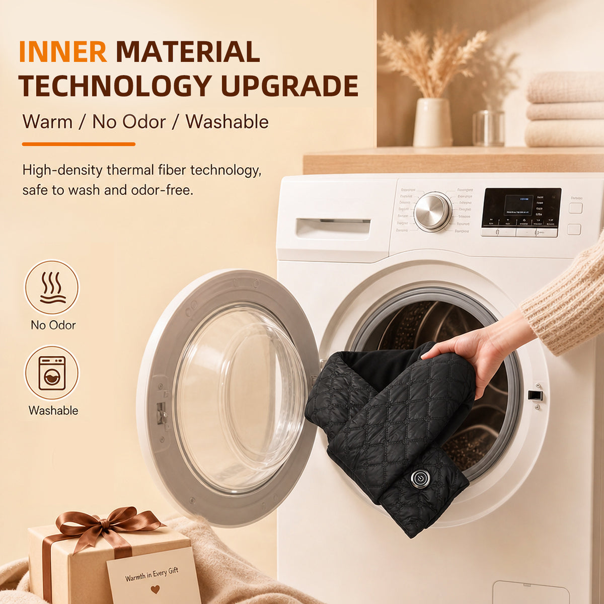 Smart Far Infrared Heating Scarf | Lightweight Rapid Warm Neck Wrap - Hyper living
