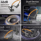 Open-Ear Design Glow Bone Conduction Headphones for Night Running ,Cycling & Outdoor Activities - Hyper living
