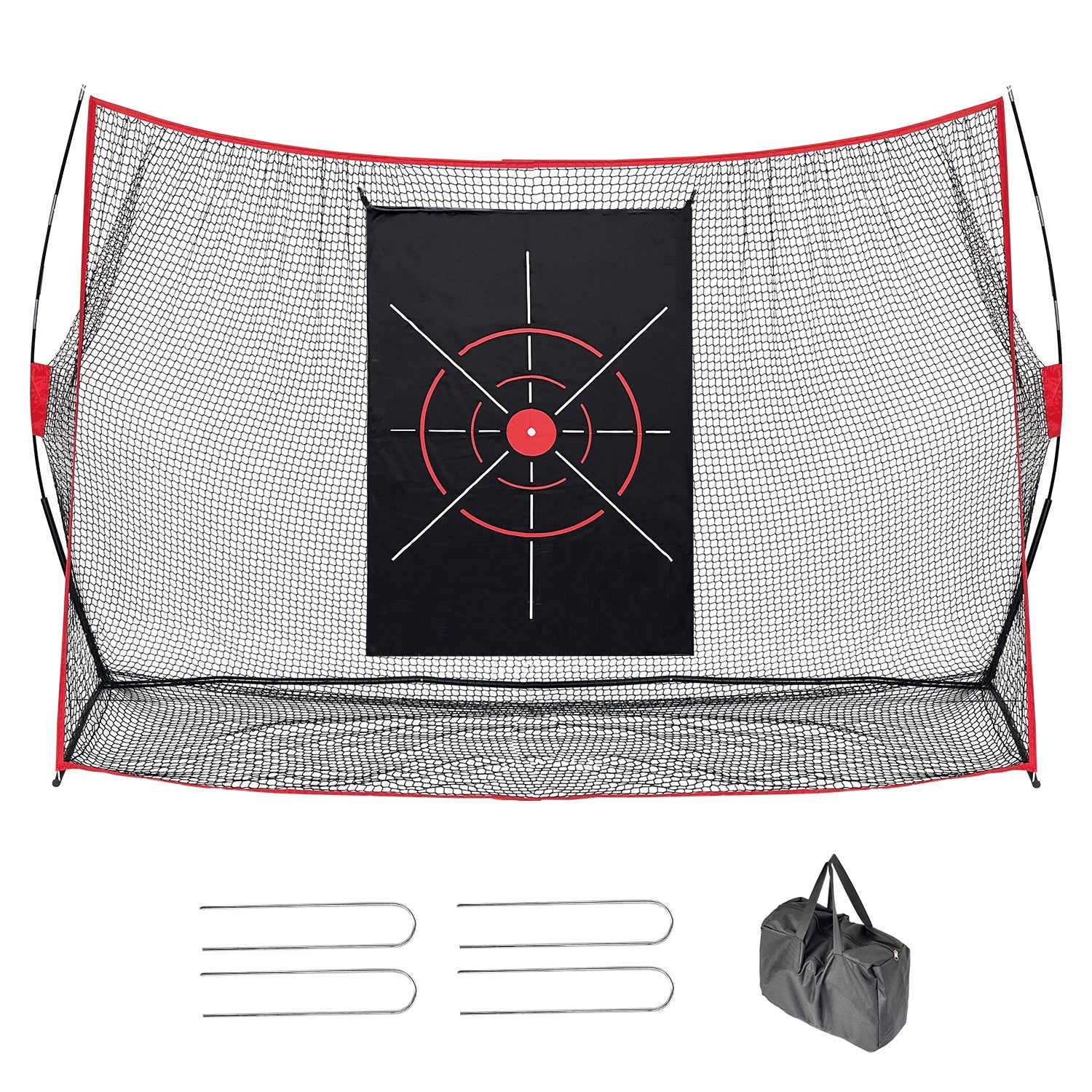 Hyper-160MPH Golf Hitting Net - Portable 5-Ply Practice Net for Indoor
