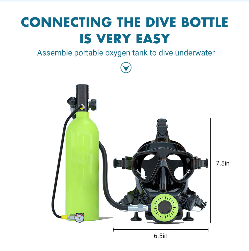 Hyper M8058 Full Face Diving Mask - Hyper living