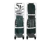 Transparent Hard Shell Golf Travel Case with Wheels – TSA Lock Airline Golf Bag Protector - Hyper living