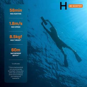 Lightweight Underwater Scooter – Powerful Jet Diving Scooter for Snorkeling & Scuba - Hyper living