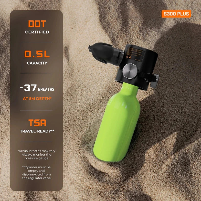 Hyper S300Plus 0.5L Mini Scuba Tank - Hyper living