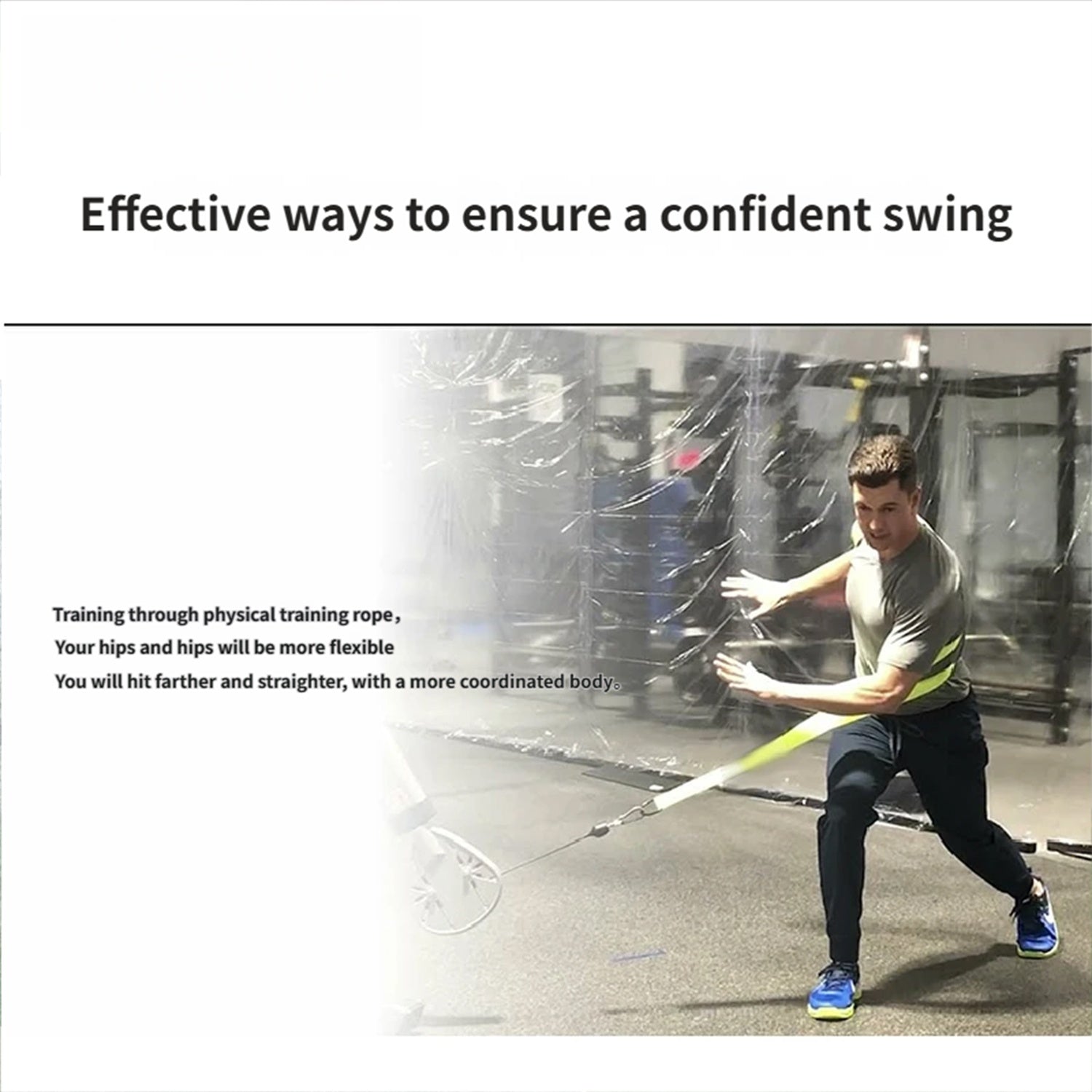 Golf Physical Training Rope – Warm-Up, Mobility & Flexibility Exercise - Hyper living