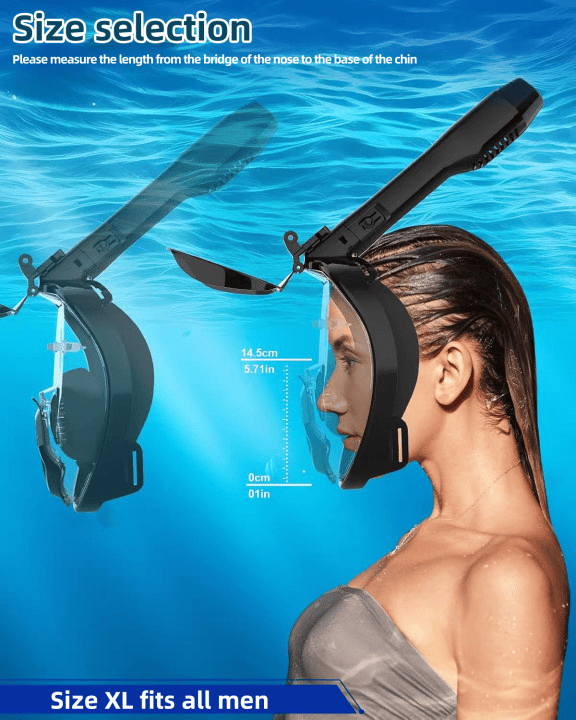 Hyper-M8038 Snorkel Full Face Mask - Hyper living