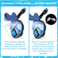 Hyper-M8038 Snorkel Full Face Mask - Hyper living