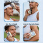 Portable Neck Cooling Fan with Ice Cooling | Hands-Free Fan for Golf & Outdoor Sports - Hyper living