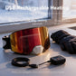 JIEPOLLY Heated Anti-Fog Ski Goggles, Built-in Side Battery for Snowboarding - Hyper living